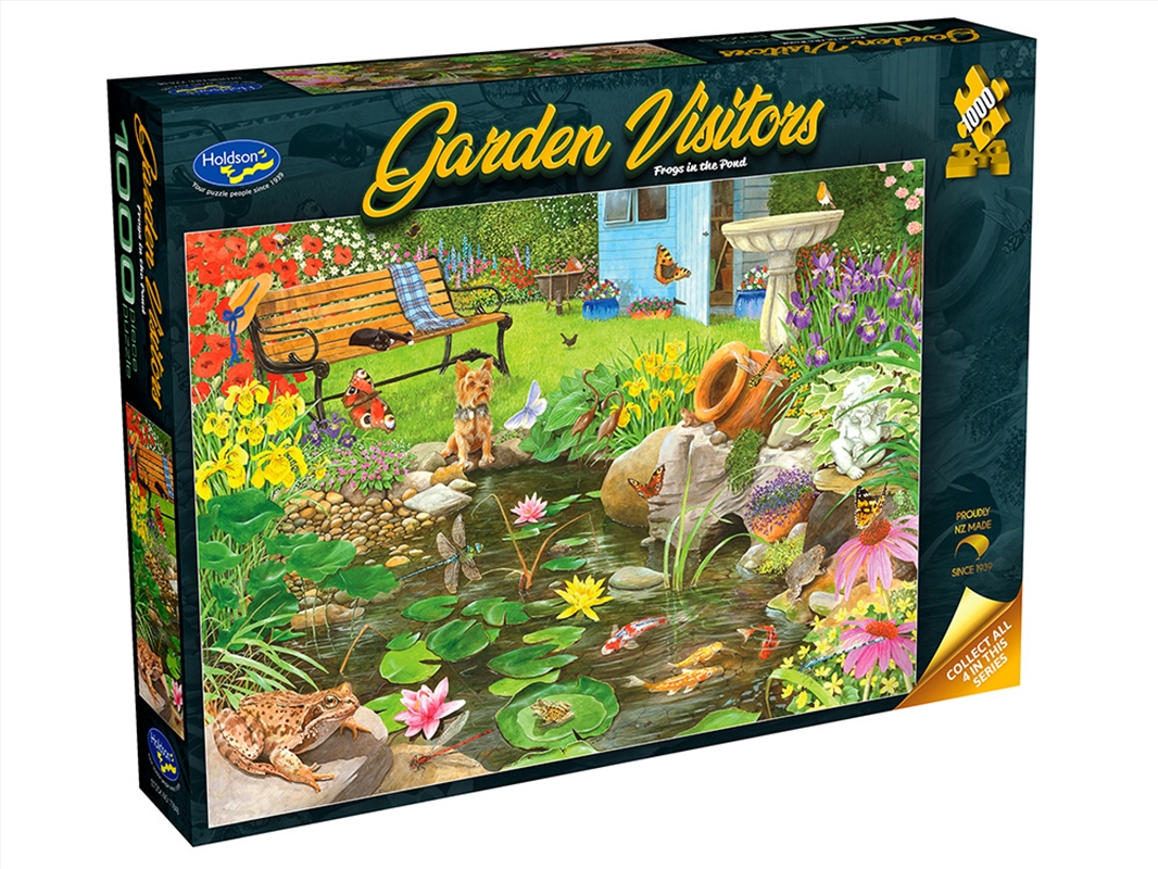 Garden Visitors Frogs 1000Pc/Product Detail/Jigsaw Puzzles