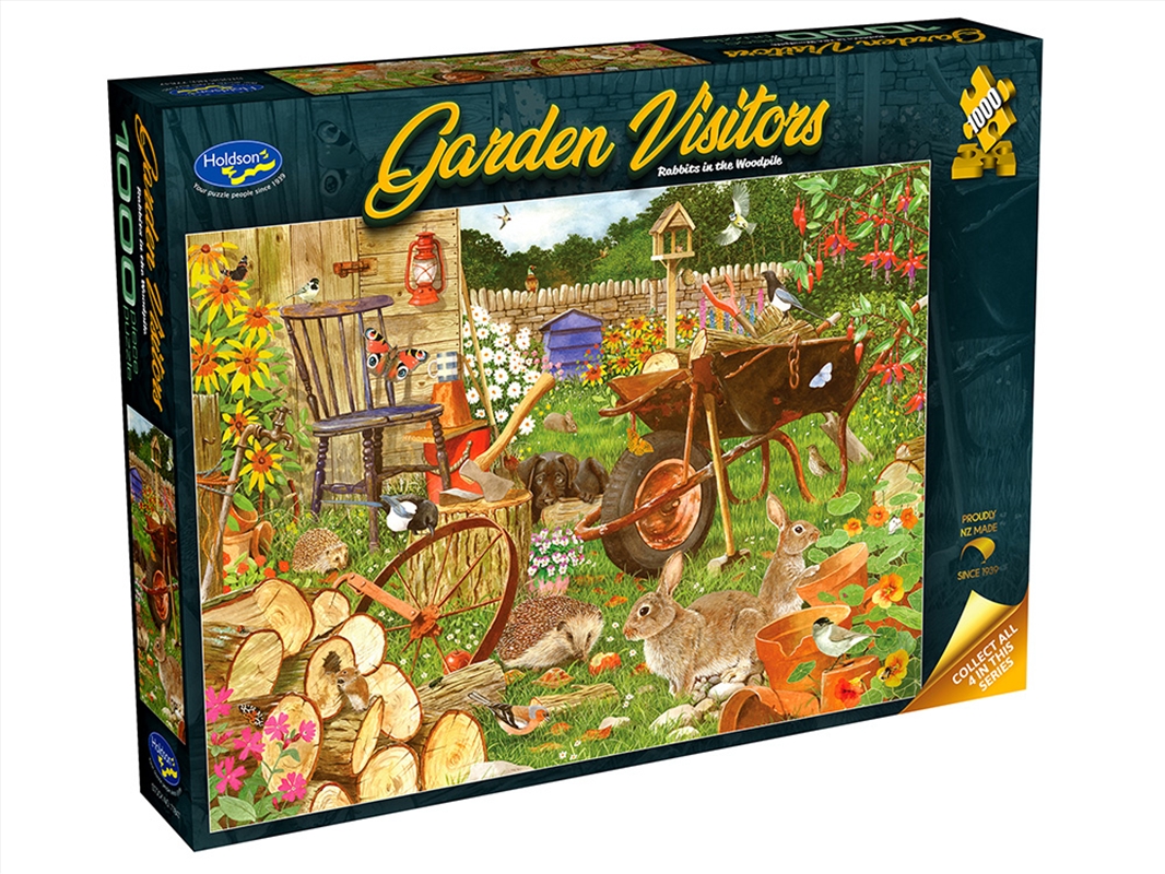 Garden Visitors Rabbits 1000Pc/Product Detail/Jigsaw Puzzles