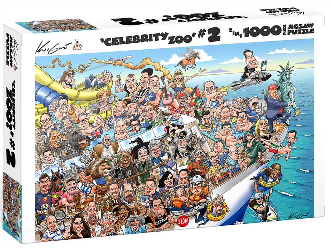 Mark Knight's Celebrity Zoo #2/Product Detail/Jigsaw Puzzles