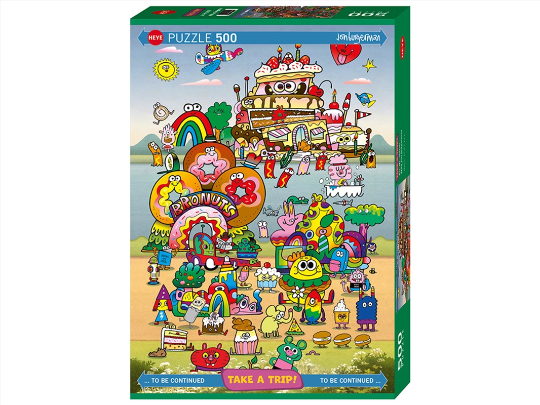 Take A Trip, Burgerman 500Pc/Product Detail/Jigsaw Puzzles