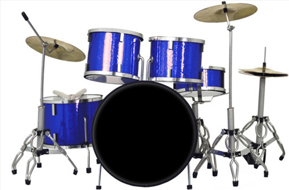 Classic 5-Piece Blue Sparkle Finish Mini Drum Set Replica BLUE-DRUM-1/Product Detail/Collectables