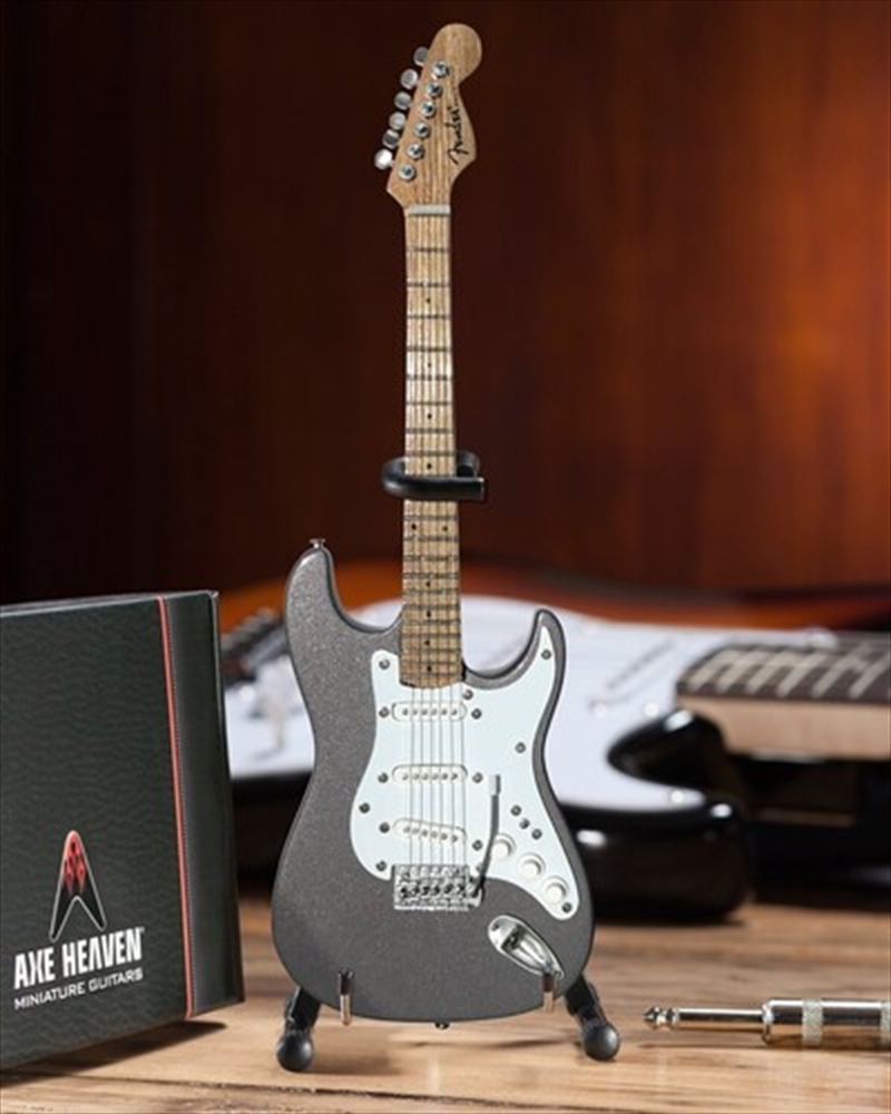 Metallic Pewter Finish Fender Stratocaster Mini Guitar Replica Collectible FS-024/Product Detail/Collectables
