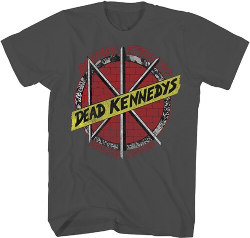 Dead Kennedys - Destroy Efficiency T-Shirt - XL Charcoal/Product Detail/Shirts