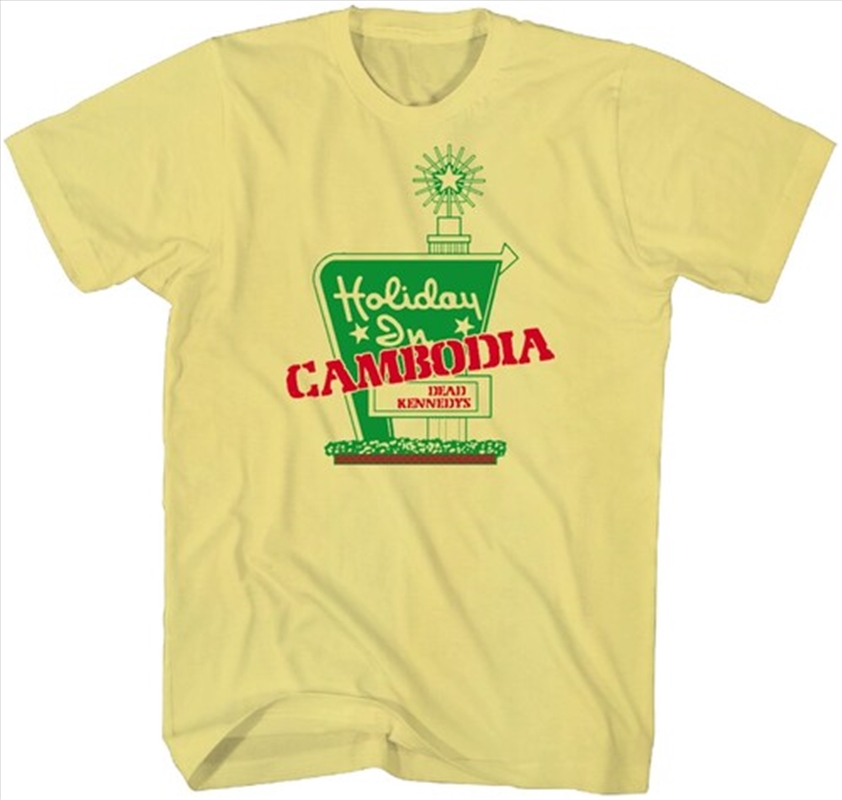 Dead Kennedys - Holiday in Cambodia T-Shirt -  Large Yellow/Product Detail/Shirts