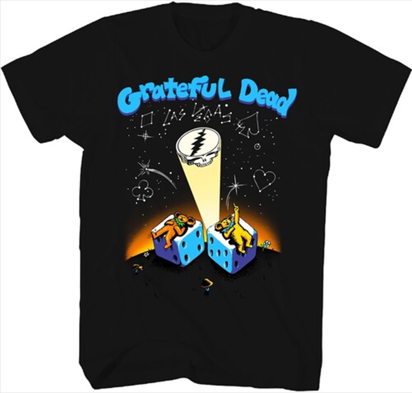 Grateful Dead - Las Vegas Sphere Bears & Dice T-Shirt - XL Black/Product Detail/Shirts