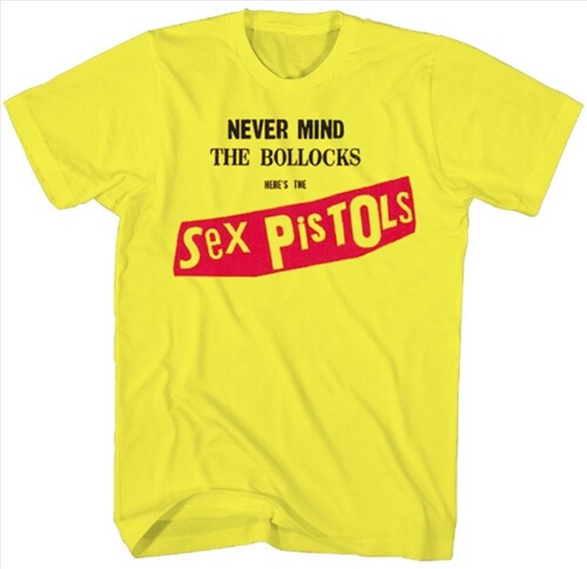 Sex Pistols - Never Mind the Bollocks T-Shirt - Large Yellow/Product Detail/Shirts