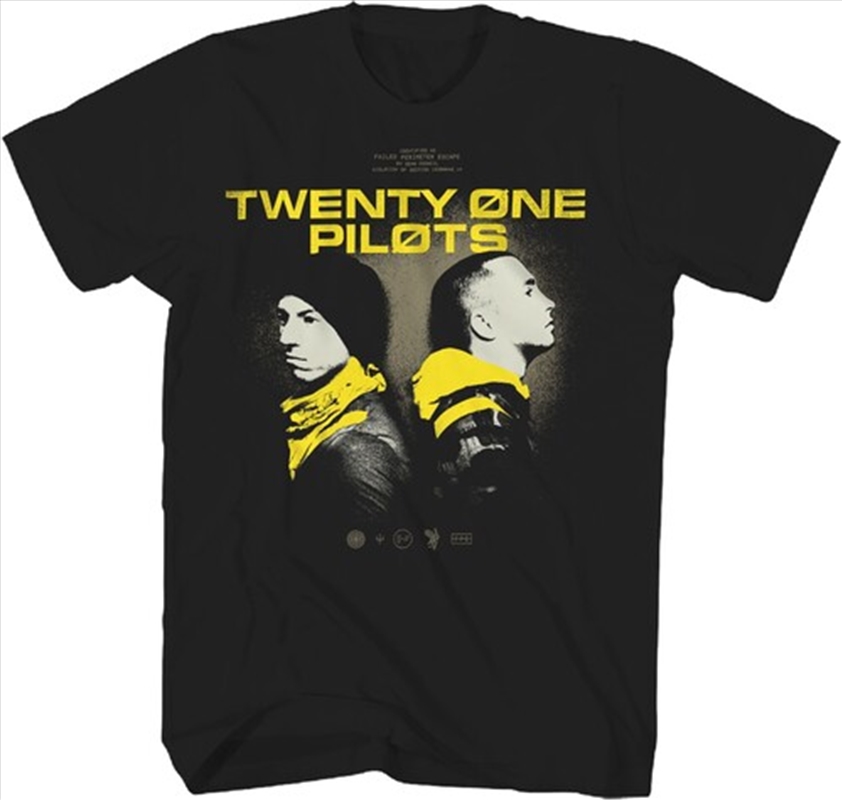 Twenty One Pilots - Back 2 Back T-Shirt - Large Black/Product Detail/Shirts
