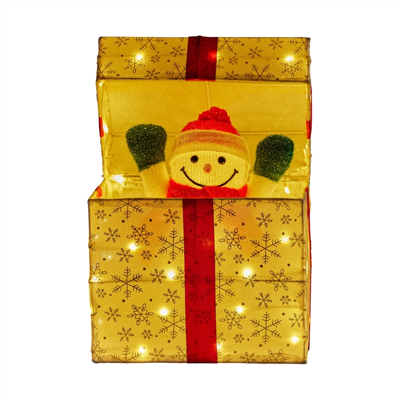 Animated Snowman Gift Box Led/Product Detail/Decor