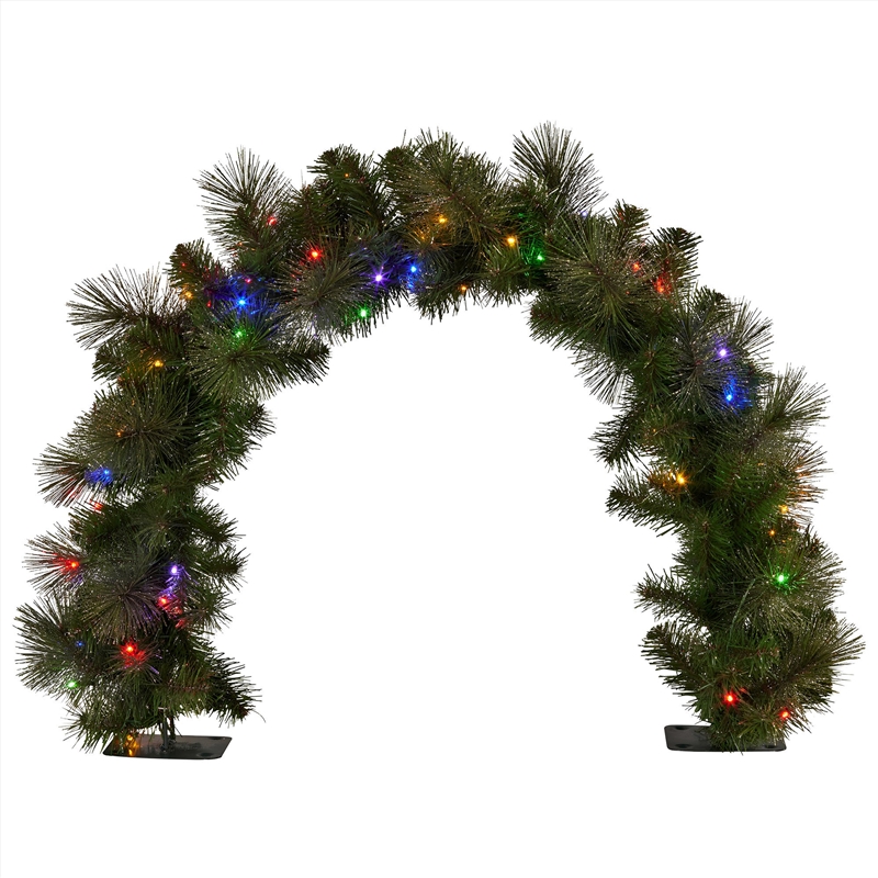60cm Tabletop Christmas Archway Garland with LED Lights Gold/Product Detail/Decor