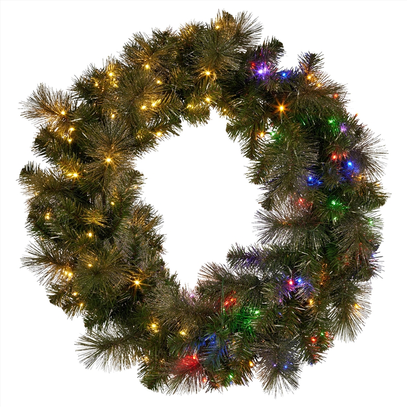 76cm Split Christmas Wreath with LED Lights for Double Front Doors Decoration/Product Detail/Decor