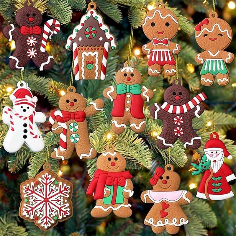 12pcs Christmas Ornaments Cute Snowman/Product Detail/Decor