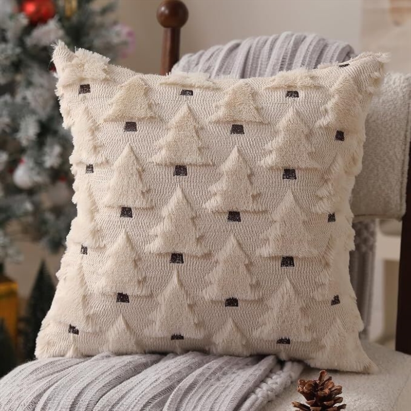Christmas Pillow Covers 18x18 inch Set of 2 Biege/Product Detail/Homewares