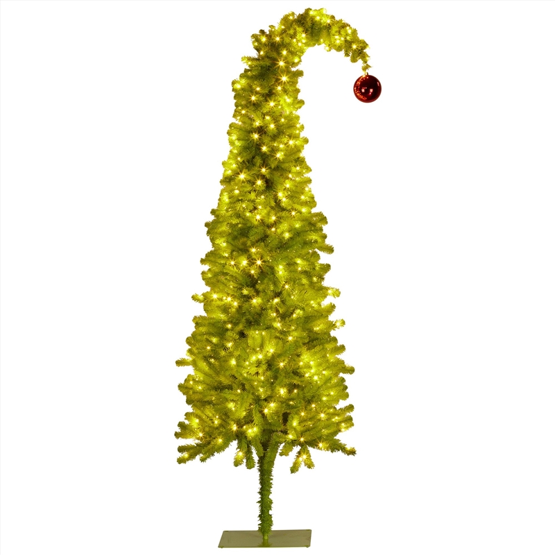 4ft Christmas Gremlin Tree Curved Top Red Bauble/Product Detail/Decor