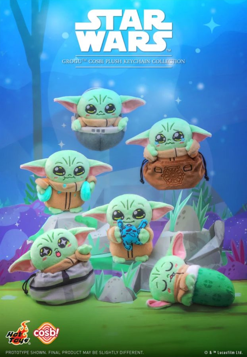 Star Wars - Grogu Cosbi Plush Keychain Collection (SENT AT RANDOM)/Product Detail/Keyrings