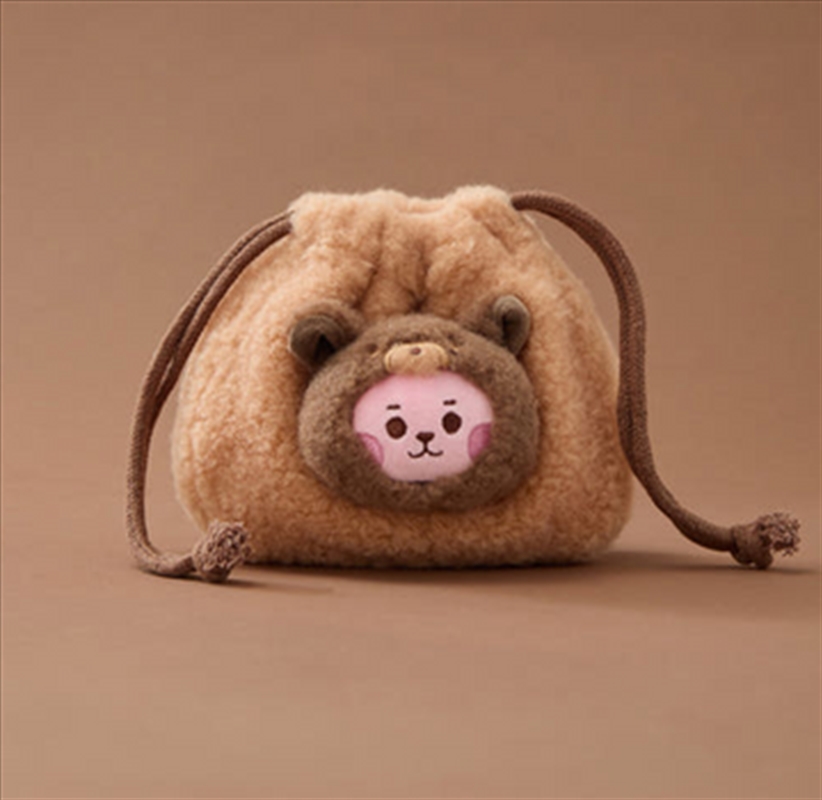 Bt21 - Baby More Fluffy Face Doll String Pouch - Cooky/Product Detail/KPOP Merch