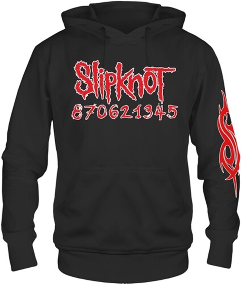 Slipknot - Barcode - Pullover Hoodie - Large Black/Product Detail/Outerwear