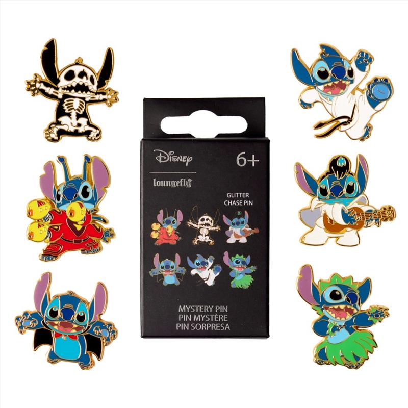 Lilo and Stitch - Stitch Mystery Enamel Pins (SENT AT RANDOM)/Product Detail/Buttons & Pins