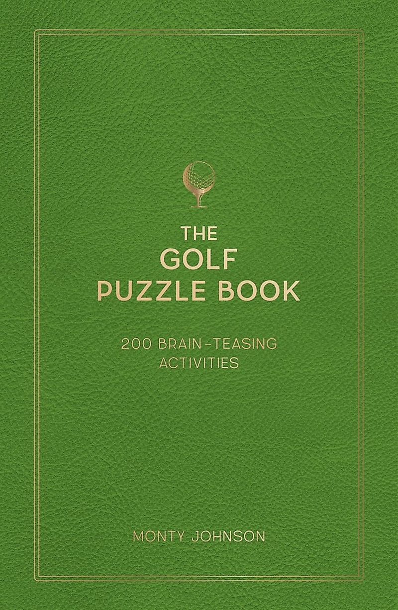 The Golf Puzzle Book/Product Detail/Adults Activity Books