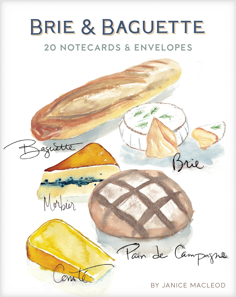 Brie & Baguette Notes/Product Detail/Stationery