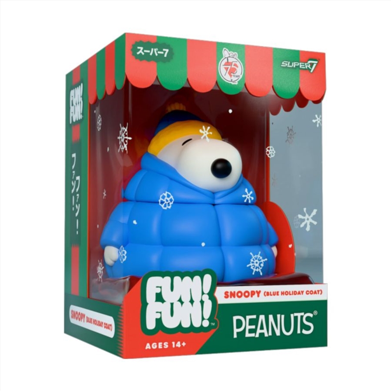 Peanuts - Snoopy in Puffy Blue & Yellow Coat Fun! Fun! Figure/Product Detail/Figurines