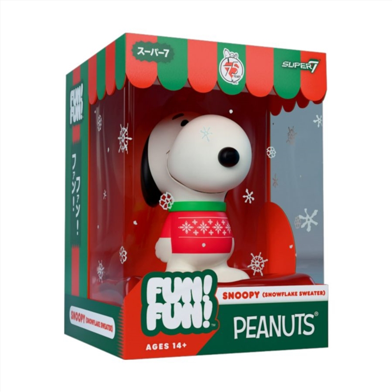 Peanuts - Snoopy in Snowflake Sweater Fun! Fun! Figure/Product Detail/Figurines