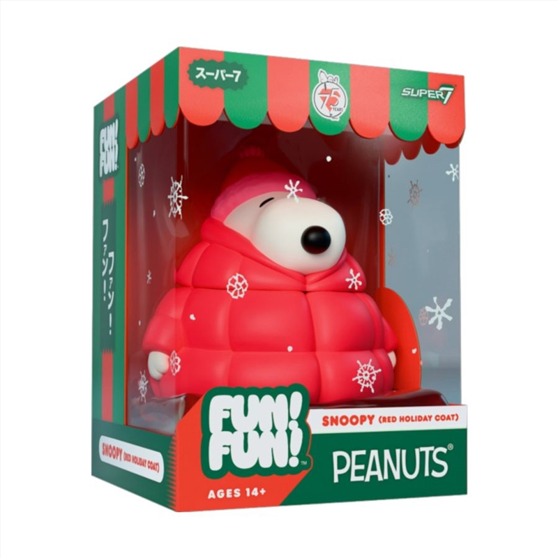 Peanuts - Snoopy in Puffy Red Coat Fun! Fun! Figure/Product Detail/Figurines