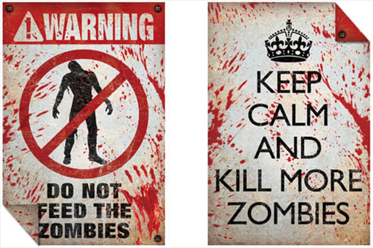 Do Not Feed The Zombies / Keep Calm And Kill More Zombies/Product Detail/Posters & Prints