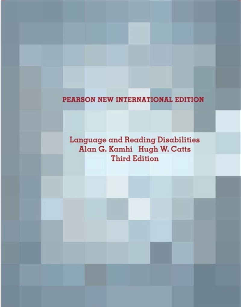 Language And Reading Disabilities : Pearson New International Edition/Product Detail/Healthcare