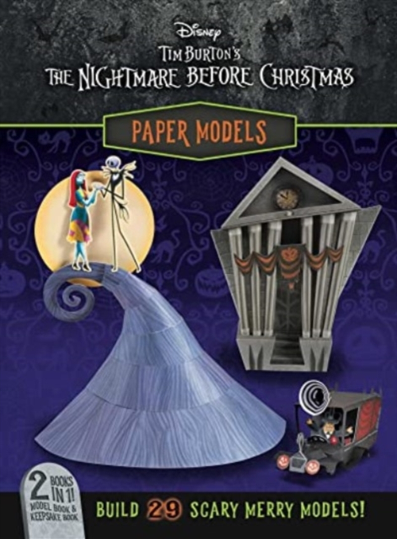 Disney: Tim Burton's The Nightmare Before Christmas Paper Models/Product Detail/Crafts & Handiwork