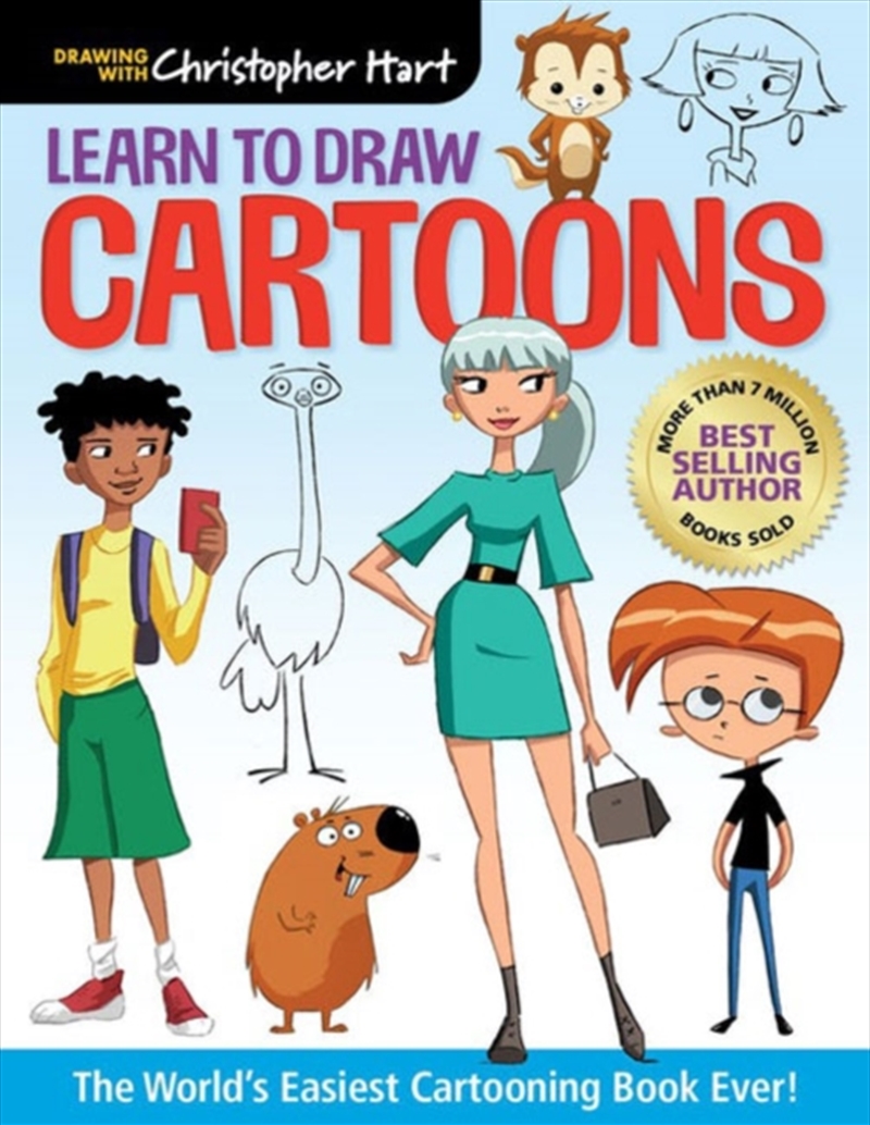 Learn To Draw Cartoons : The World's Easiest Cartooning Book Ever!/Product Detail/Crafts & Handiwork