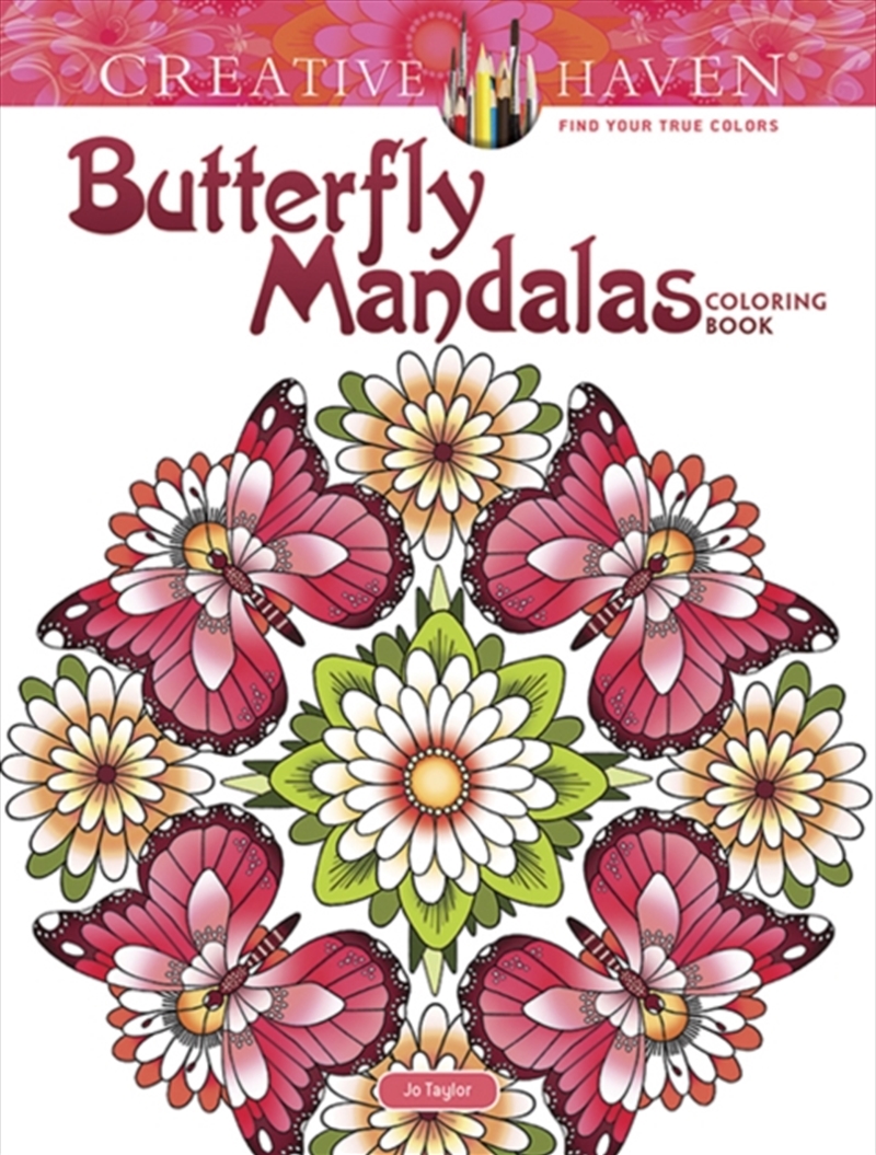 Creative Haven Butterfly Mandalas Coloring Book/Product Detail/Adults Colouring