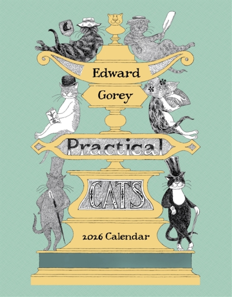 Edward Gorey: Practical Cats 2026 Mini Wall Calendar/Product Detail/Calendars & Diaries