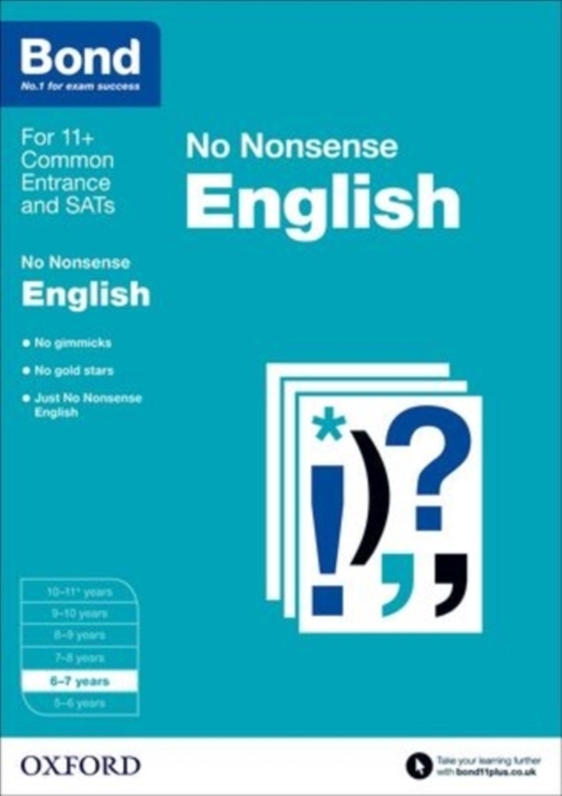 Bond: English: No Nonsense : 6-7 Years/Product Detail/English