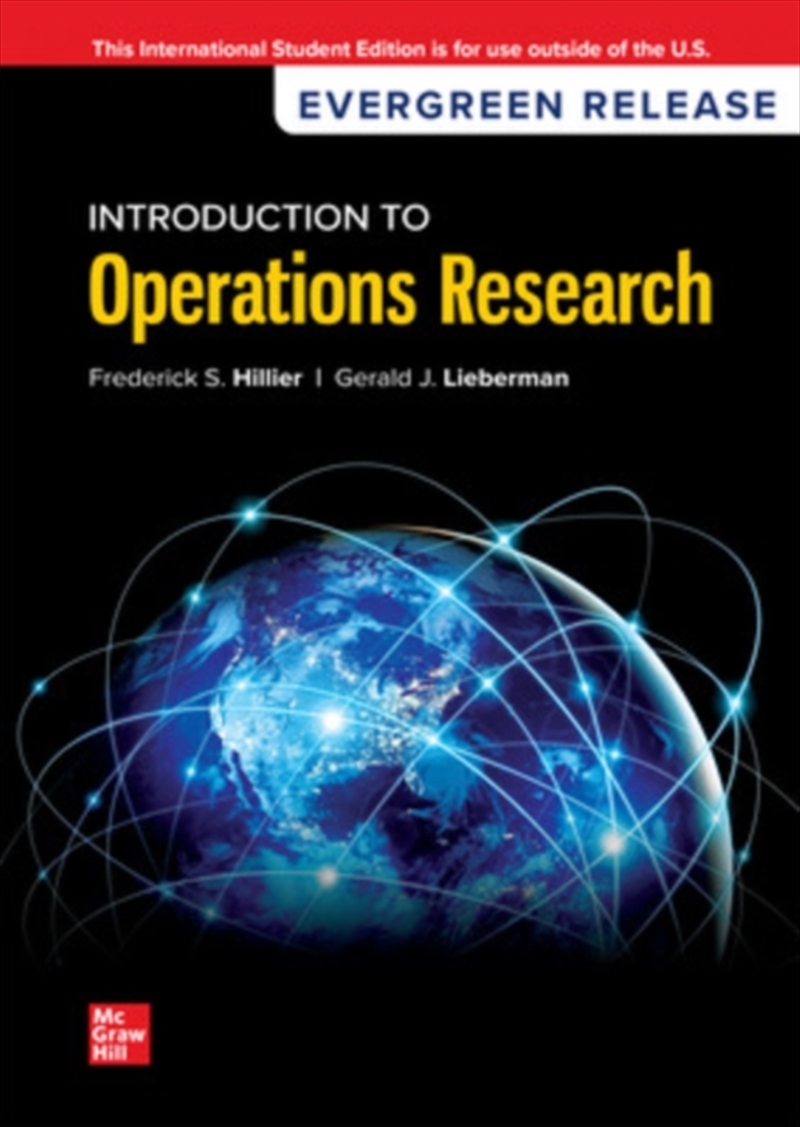 Introduction To Operations Research: 2024 Release Ise/Product Detail/Business Leadership & Management