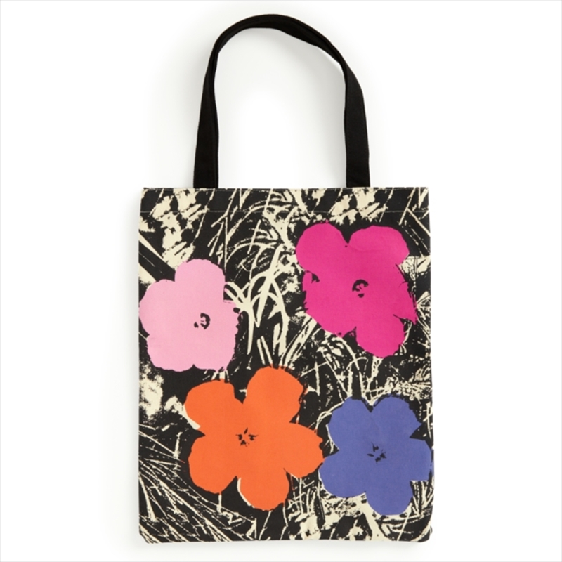 Warhol Flowers Canvas Tote Bag - Pink/Product Detail/Bags