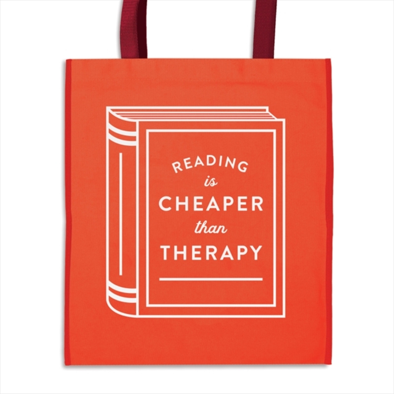 Reading Is Cheaper Than Therapy Reusable Shopping Bag/Product Detail/Bags
