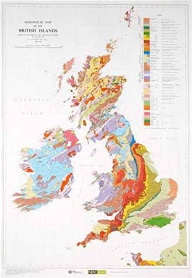 Geological Map Of The British Islands/Product Detail/Animals & Nature