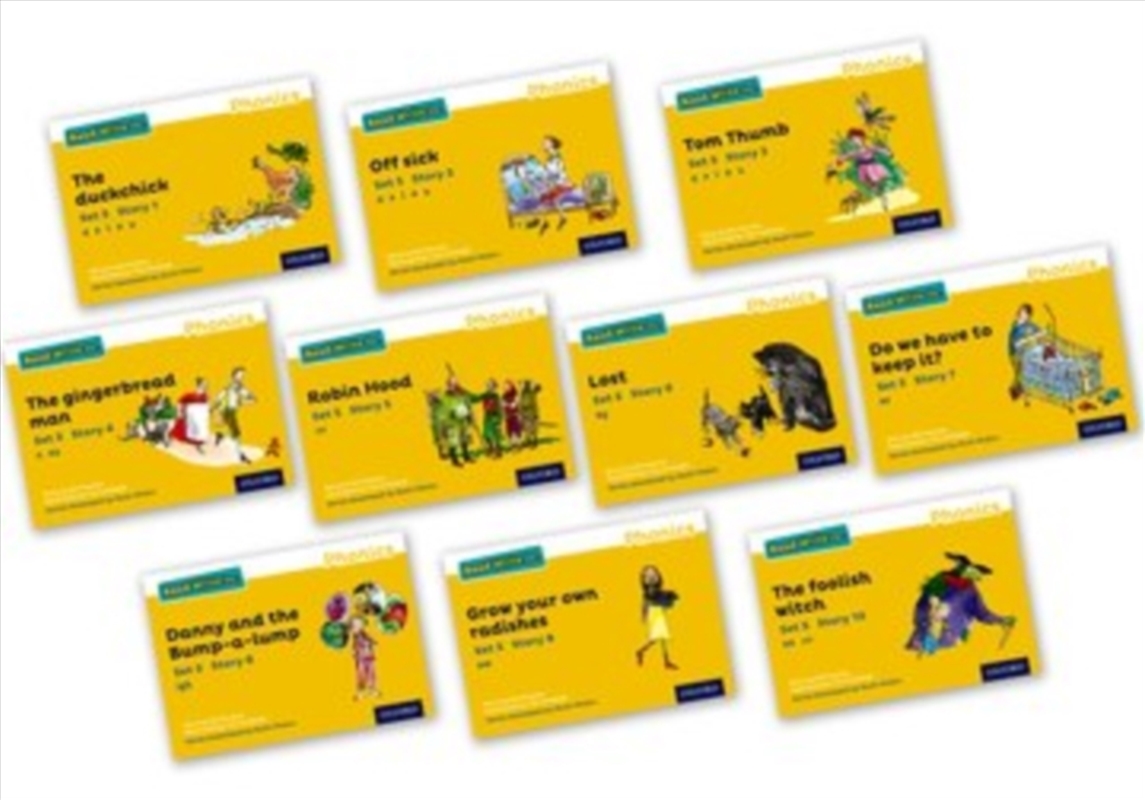 Read Write Inc. Phonics: Yellow Set 5 Core Storybooks (Mixed Pack Of 10)/Product Detail/English