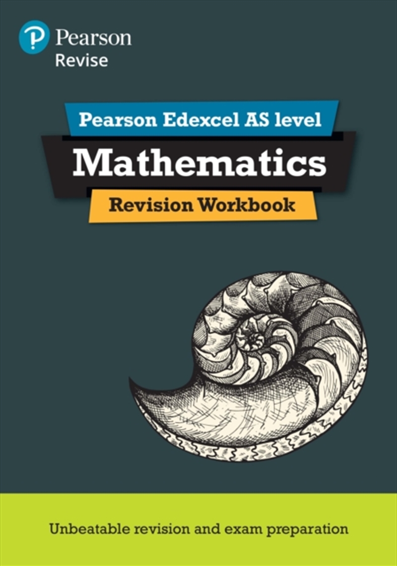 Pearson Revise Edexcel As Maths Revision Workbook - For 2026, 2027 Exams/Product Detail/Maths