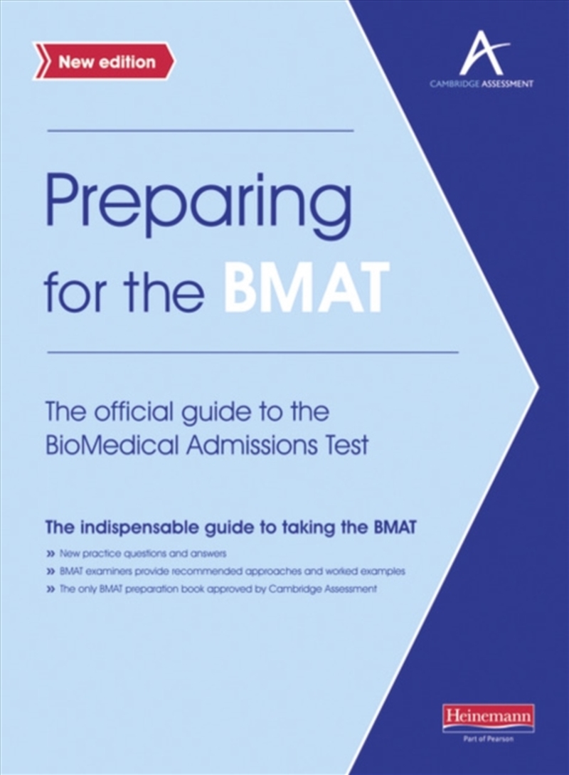 Preparing For The Bmat: The Official Guide To The Biomedical Admissions Test New Edition/Product Detail/Healthcare