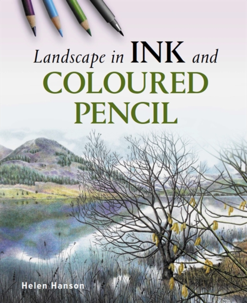 Landscape In Ink And Coloured Pencil/Product Detail/Crafts & Handiwork