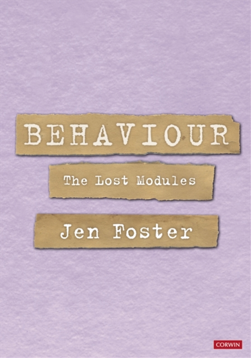 Behaviour: The Lost Modules/Product Detail/Education & Textbooks
