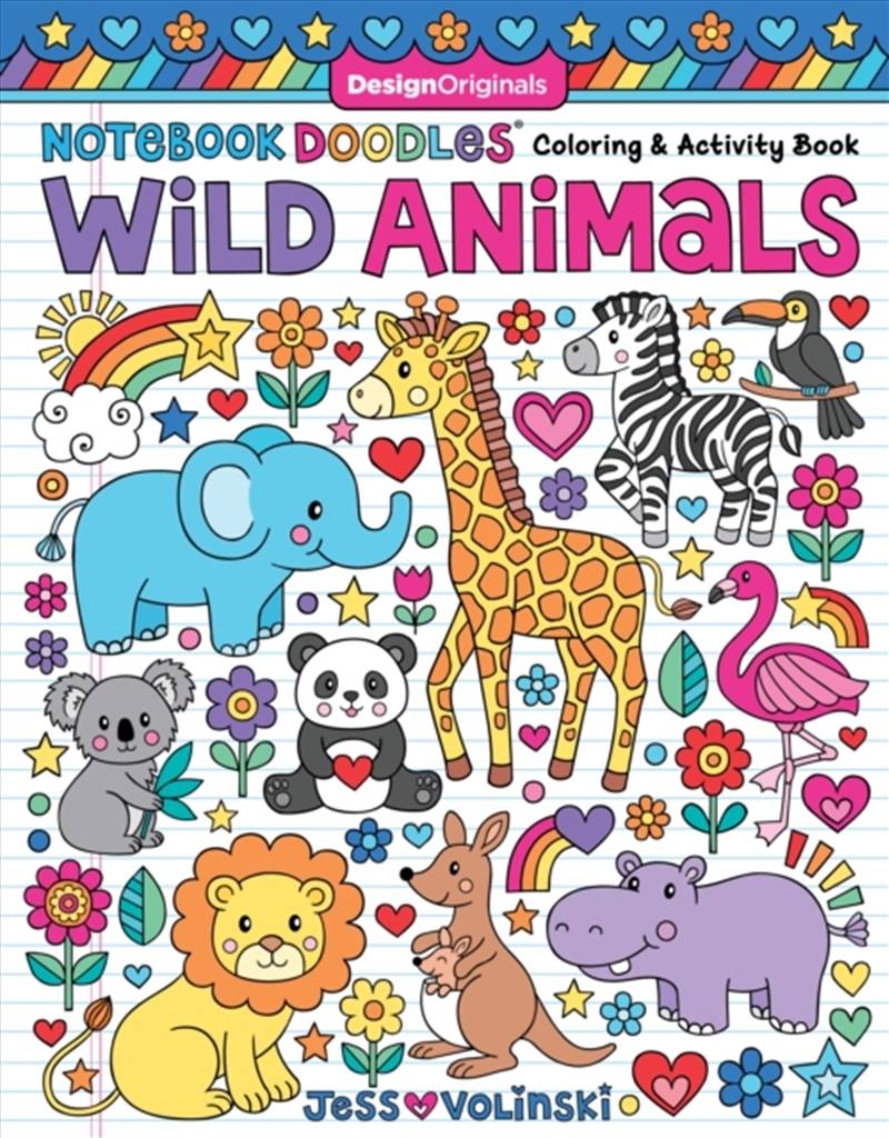 Notebook Doodles Wild Animals : Coloring & Activity Book/Product Detail/Kids Activity Books
