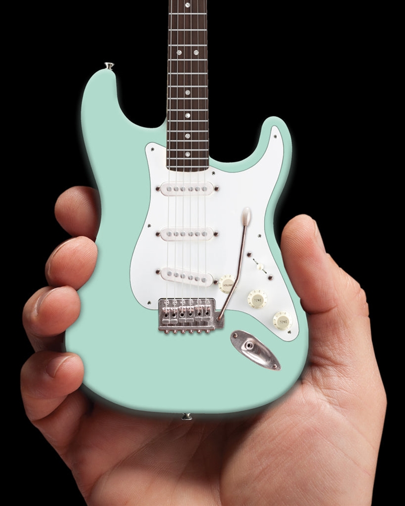 Fender Stratocaster Surf Green Mini Electric Guitar Replica FS-019/Product Detail/Collectables