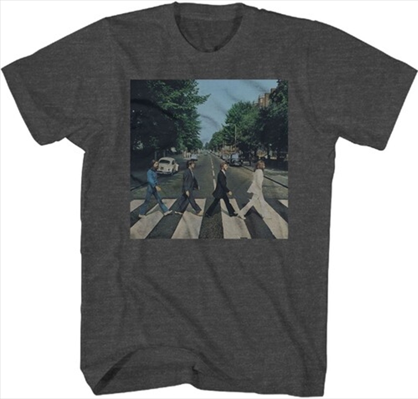 Beatles - Abbey Road T-Shirt - Small Charcoal/Product Detail/Shirts