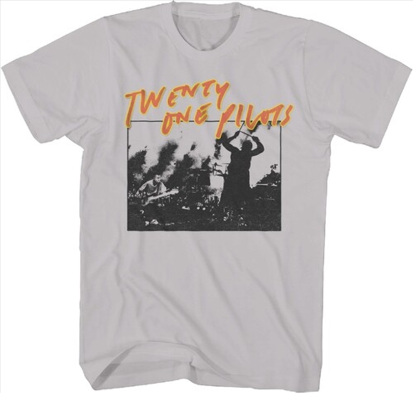 Twenty One Pilots - Live Scribble T-Shirt - Medium Gray/Product Detail/Shirts