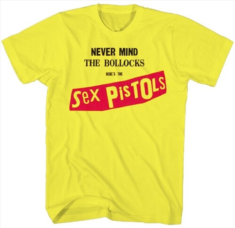 Sex Pistols - Never Mind the Bollocks T-Shirt - Medium Yellow/Product Detail/Shirts