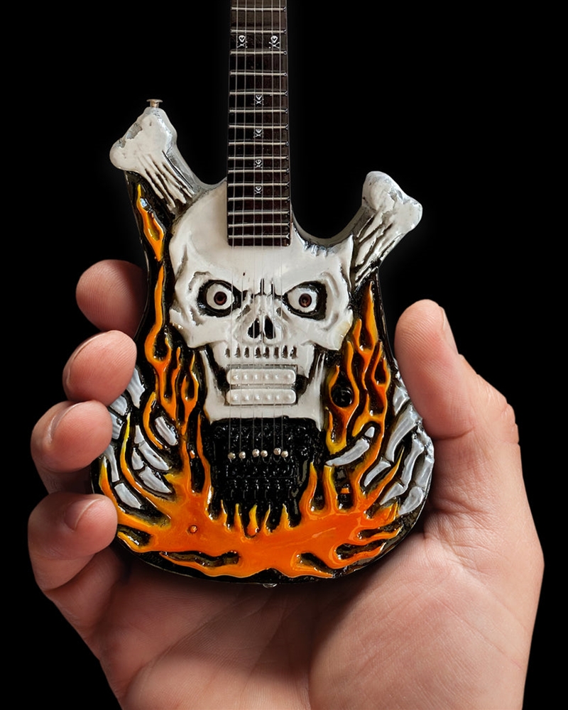 George Lynch Signature ESP Flaming Skull Mini Guitar Replica Collectible GL-155/Product Detail/Collectables
