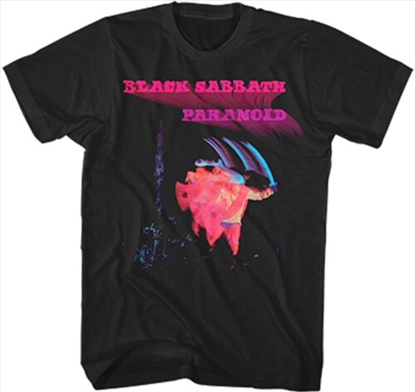 Black Sabbath - Paranoid Album Cover T-Shirt - 3XL Black/Product Detail/Shirts