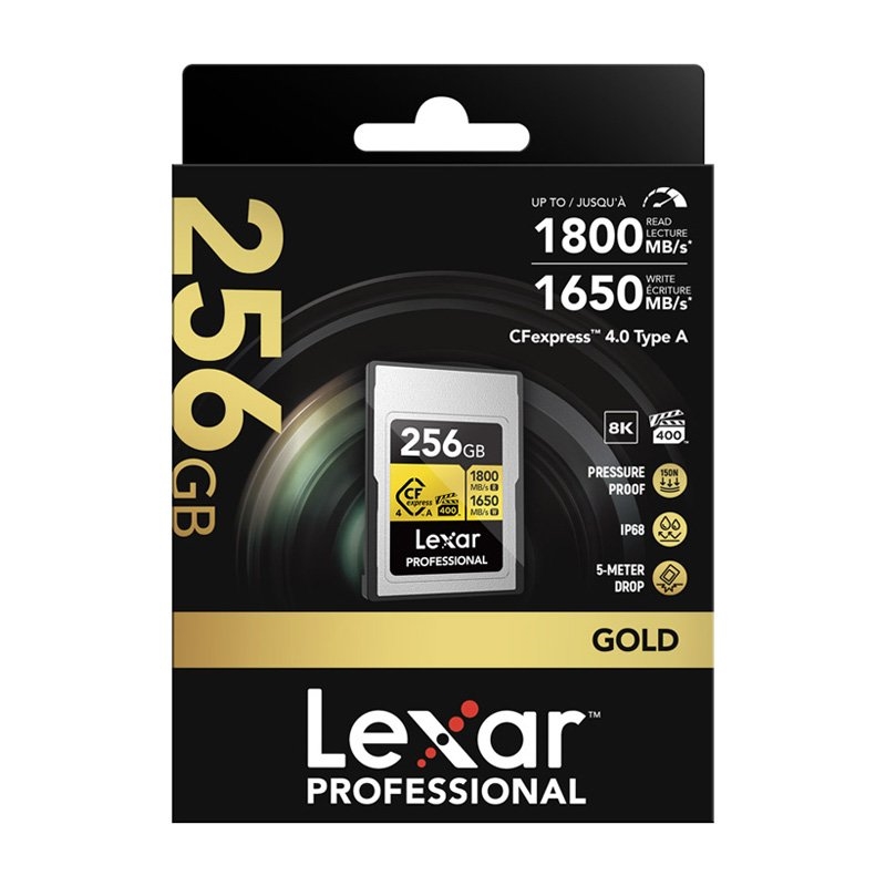 256Gb - Cfexpress 4.0 Type A Professional Gold Series, Up To 1800Mb/S Read, 1650Mb/S Write/Product Detail/Electronics